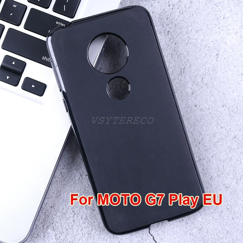DEVMO Phone Case Compatible with Motorola Moto G7 Hard Plastic Shell Case/Shockproof Hard Bumper/Protective Cover Black 