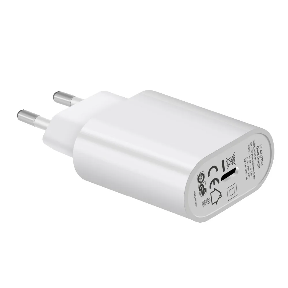 Быстрая зарядка 4 0 3 QC PD зарядное устройство 18 Вт QC4.0 QC3.0 USB Type C быстрое для iPhone 11 X Xs 8