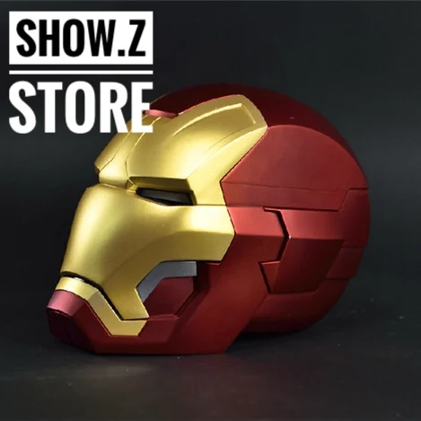 

[Remote Metal Version] CATTOYS 1/1 Colorized All Metal Made Iron Man MK42 Mark42 Helmet CATTOYS MK42 Mk43 Prop Wearable