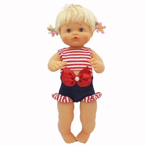 Короткий купальный набор, одежда, подходит для 42 см, кукла Nenuco y su Hermanita, аксессуары для куклы - Цвет: 8
