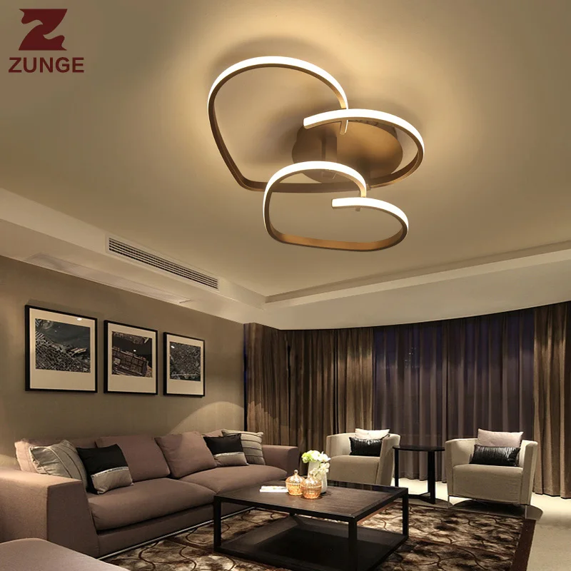 

ZUNGE ceiling lights LED lamp strip P638 lamparas de techo love and romantic light creative personality lamps