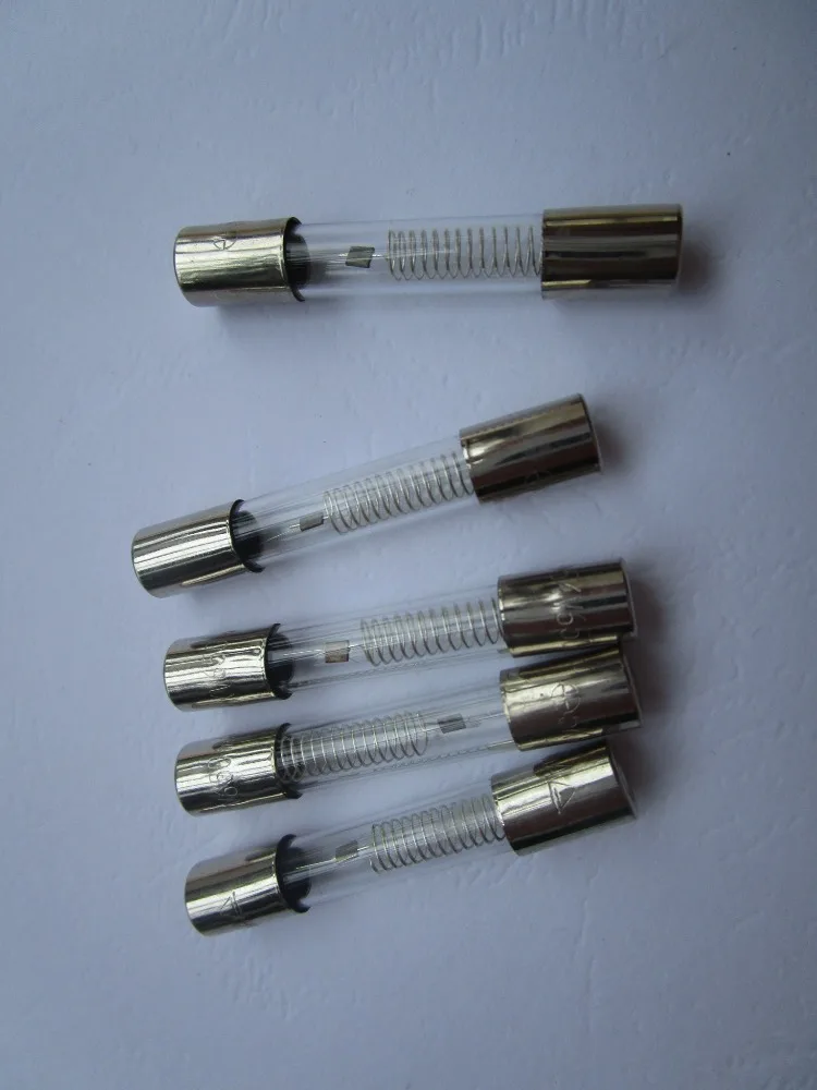 6 Pcs Per Lot 0.6A 600mA 5KV 6x40mm High Voltage Fast Blow Glass Fuses