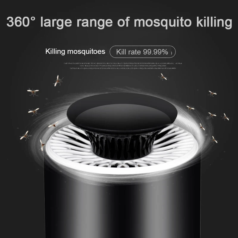 Mosquito Killer USB Электрический комаров Killer лампа Фотокатализ немой домашний светодиодный жучок ловушка для насекомых Zapper ловушка без излучения