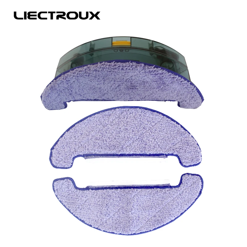 

(For X5S) Liectroux Original Spare Parts for Robot Vacuum Cleaner ,Water Tank x 1pc + Mop cloth x 3pcs