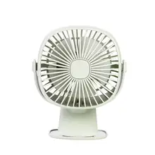 Портативный мини настольный вентилятор светодиодный ночник USB перезаряжаемая Бесшумная 3 скорости