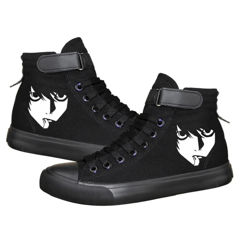 High-Q Unisex Anime Death Note Yagami Light Casual Canvas Shoes plimsolls High-Q Unisex Anime Death Note Yagami Light Casual Canvas Shoes plimsolls