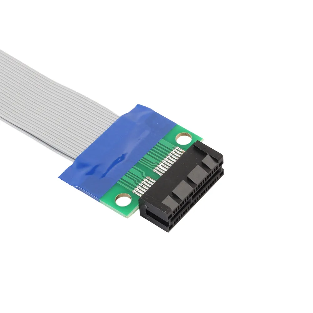 

Overmal 2018 High Quality PCI-E 1X Slot Riser Card Extender Cable Extension Ribbon Flex Cable PCI-Express Lead For PC#25