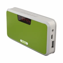 Rolton E300 Altavoz Estéreo Bluetooth Inalámbrico Portátil con Banco de la Energía, Radio FM