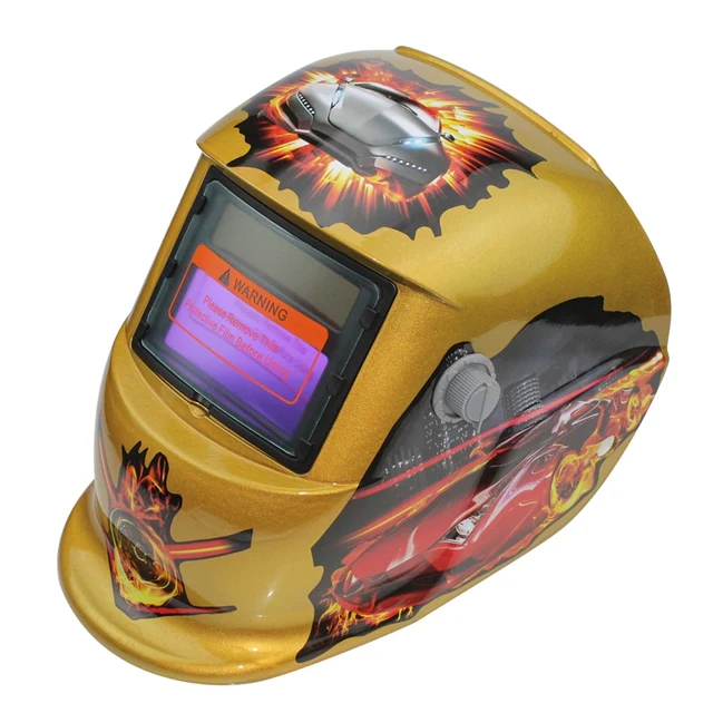 US $16.77  BMBY 2018 New Pro Solar Welder Mask Auto-Darkening Welding Helmet Pattern Speed Racing