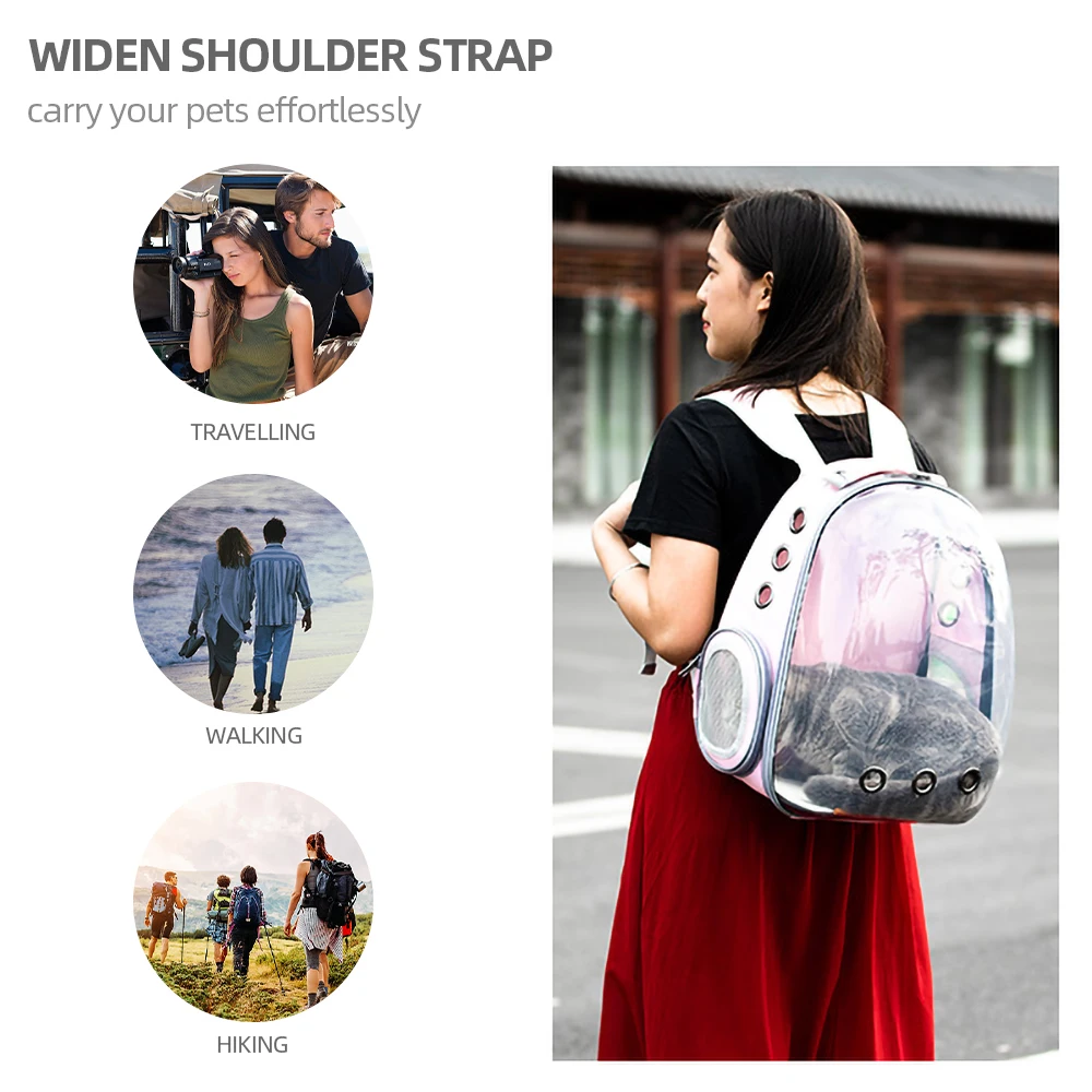Водонепроницаемый рюкзак-переноска для домашних животных собак Сумка Для Переноски пузырьков Большой Космический рюкзак для перевозки животных для кошки и маленькая собака на открытом воздухе сумка