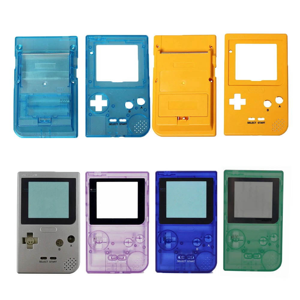 10PCS Replacement Game Case Plastic Shell Cover for Nintend Gameboy Pocket Game Console for GBP Console Case housing