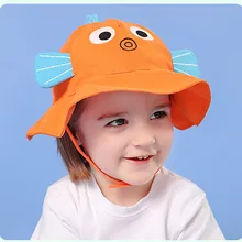Летняя шляпа с sunhat мультфильма для детей Дети Открытый