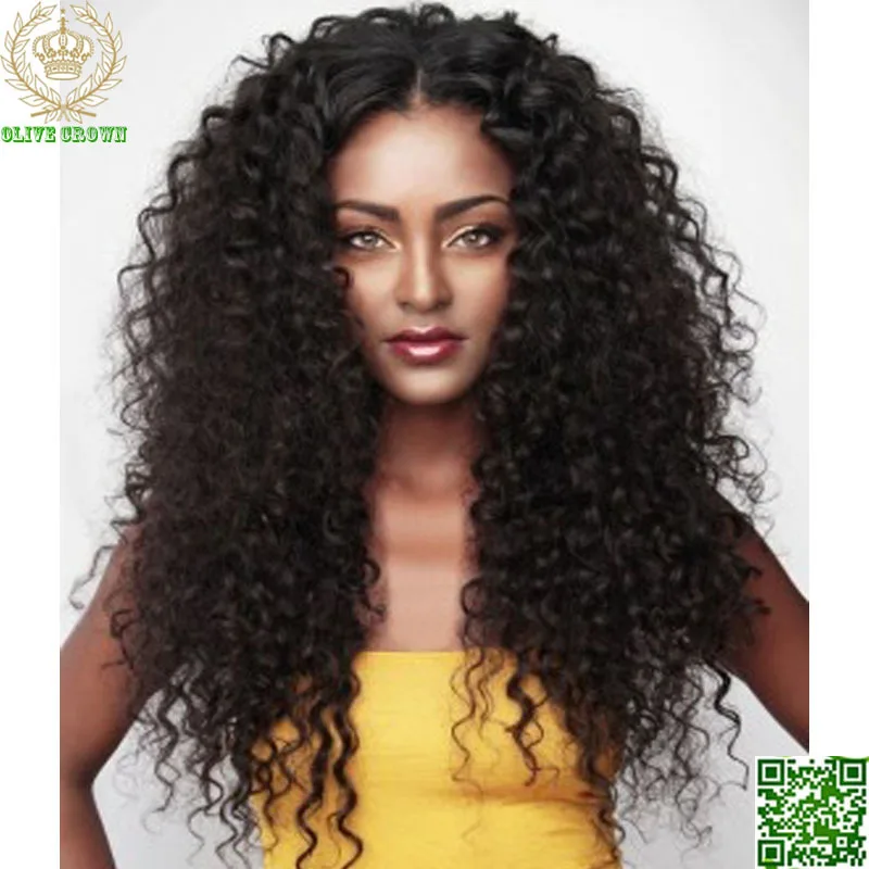 Loose Deep Wave Lace Front Wig Human Hair Glueless Wig Indian Remy U Part Human Hair