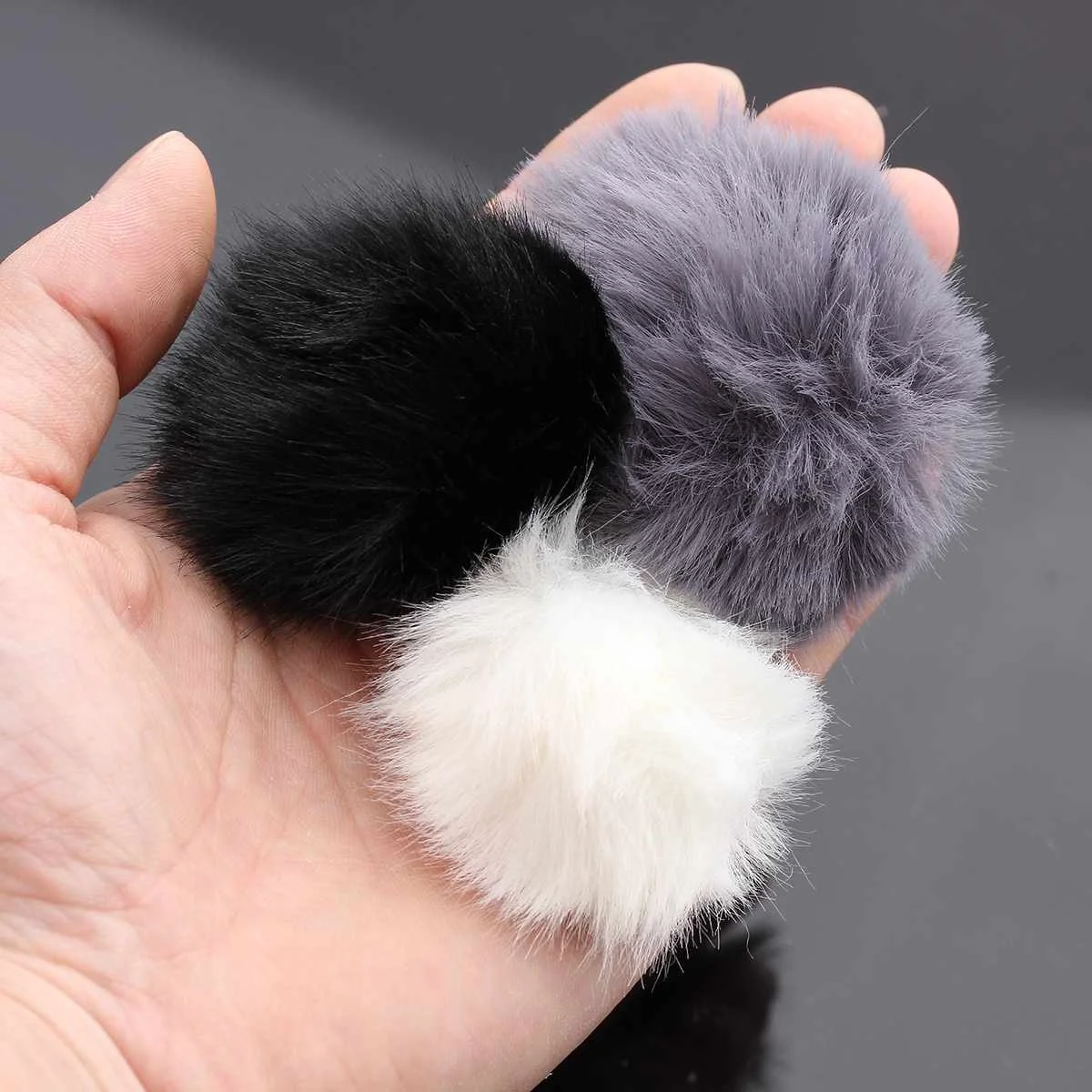 

KINCO 3 Colors Fur Windscreedn Wind Shield Wind Muff for Lapel Lavalier Microphone Mic Microphone Accessories