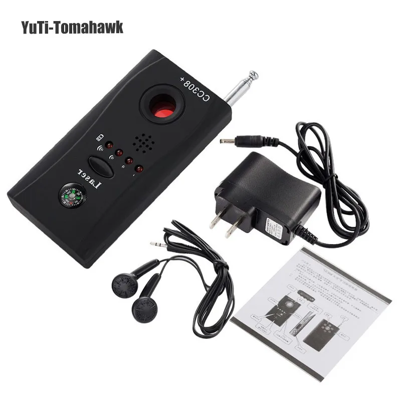 Anti-Spy RF Signal Bug Detector Camera Hidden For Security Alarm,Laser Camcorder Wiretap lens GSM Spy Device Finder