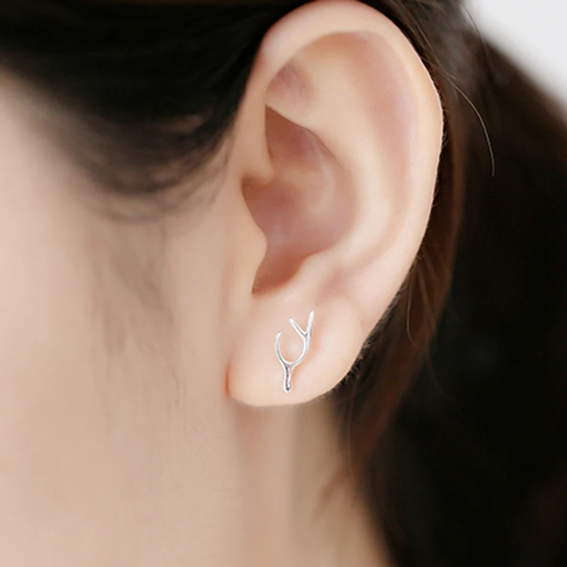 Серьги гвоздики ручной работы из серебра 1 4 пробы 0 6*925 см|fashion stud earrings|stud earringsgirls