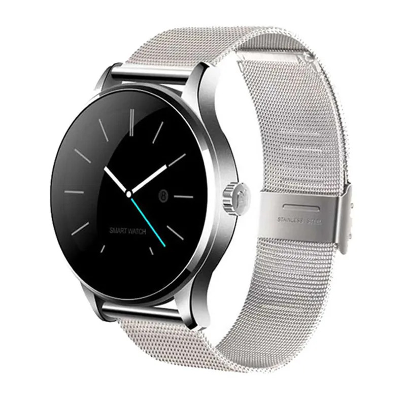 

K88H Smart Watch 1.22 Inch IPS Round Screen Support Sport Heart Rate Monitor Bluetooth SmartWatch For Apple Huawei IOS Android