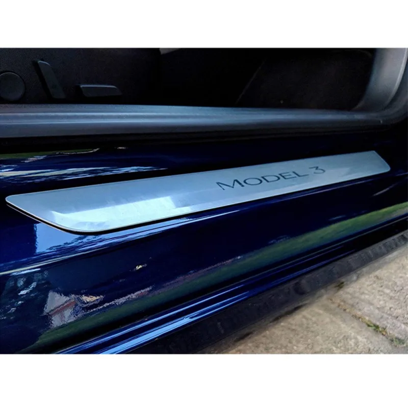 Tesla модель 3 Защита порога автомобиля самовосhealing вающаяся краска защитная пленка наклейка против царапин передняя дверь защита