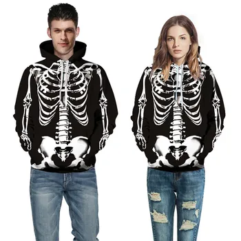 

2019 Fashion 3D Digital Print Animal Sweatshirt Couple Hooded Baseball Suit Hooded Long Sleeve Sweatshirt Unisex Spring Autumn