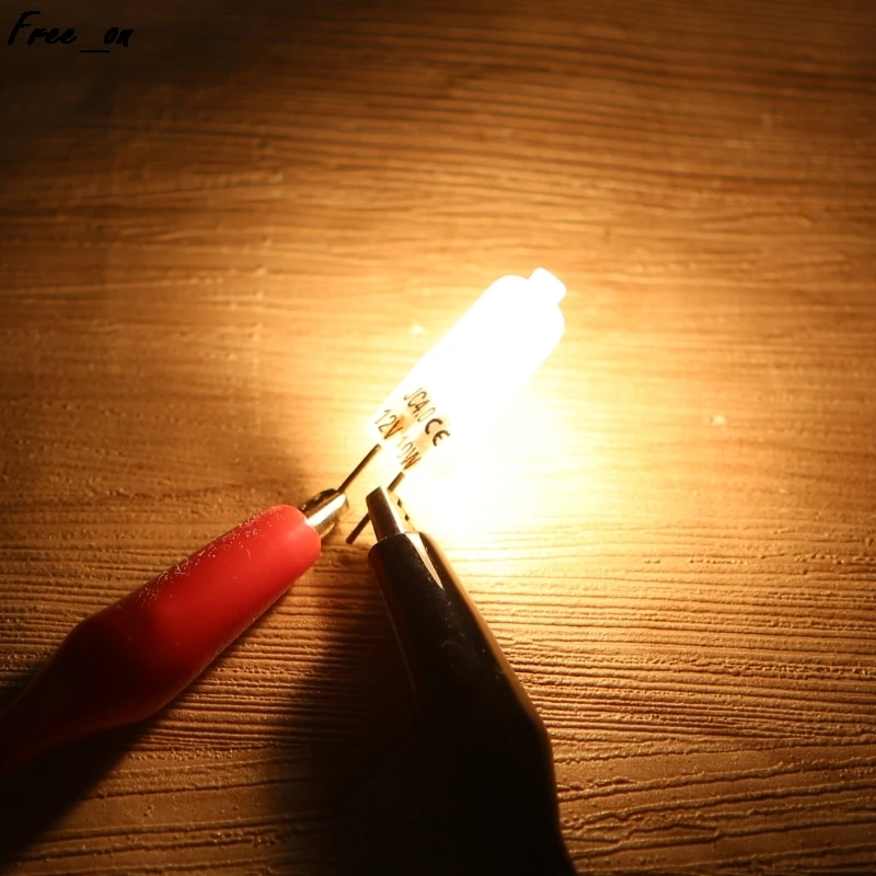 

G4 JC Type Halogen Light Bulb Transparent Lamp 12V 20W Warm White