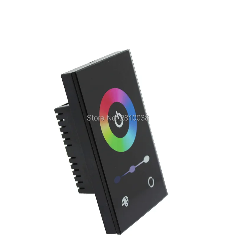 2 шт./лот 3 канала RGB led контроллер ЕС/США rgb Полный Цвет DC 12 24 В Сенсорная панель