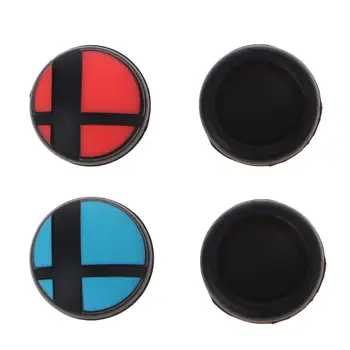 

1 Pair Analog Thumb Stick Silicone Skin Grips Anti-Skid Joy Con Caps Replacement for Nintendo Switch NS Console Controller 1.6CM
