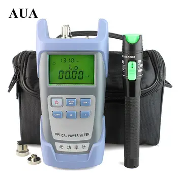 

20mW Visual Fault Locator Fiber Optic Cable Tester and Optical Fiber Power Meter (-70~+10dBm) Fiber Optic Power 10-20Km test pen