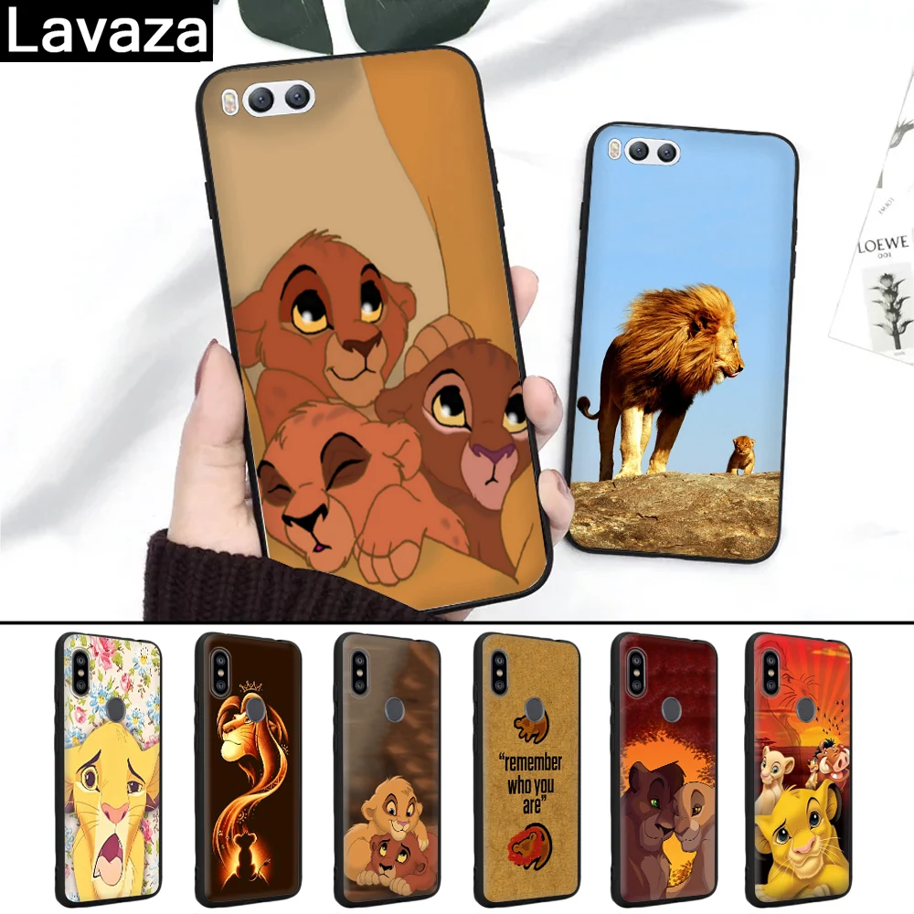 

Lavaza Lion King Hakuna Matata Silicone Case for Xiaomi MI 6 8 9 SE Max 3 Lite F1 A1 A2 5X 6X MAX 3