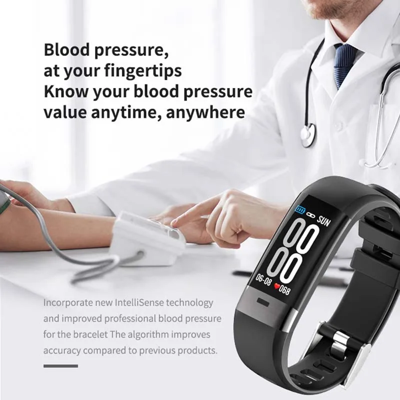 G36 Smart Band ECG Heart Rate Monitor Blood Pressure Smart Watch Men IP67 Waterproof Fitness Tracker Bracelet Health Wristband