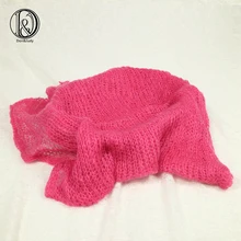 D& J 150x50 см новорожденных стрейч Обёрточная бумага Подставки для фотографий трикотажная ткань пеленать Одеяло для детский наряд для фотосессии для маленьких детей хлопчатобумажное одеяльце