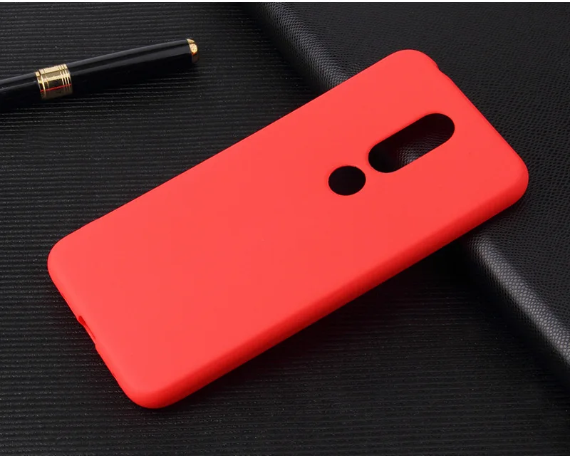 Ricestate чехол для Nokia 5 1 2 3 6 8 1. 51 7 Plus X5 X6 4 матовый однотонный Мягкий силиконовый