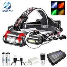 USB Rechargeable LED Headlamp Rotatable lamp holder 8 Light Mode LED COB Super Bright Headlights Waterproof ботинки super mode super mode su013awvjg17