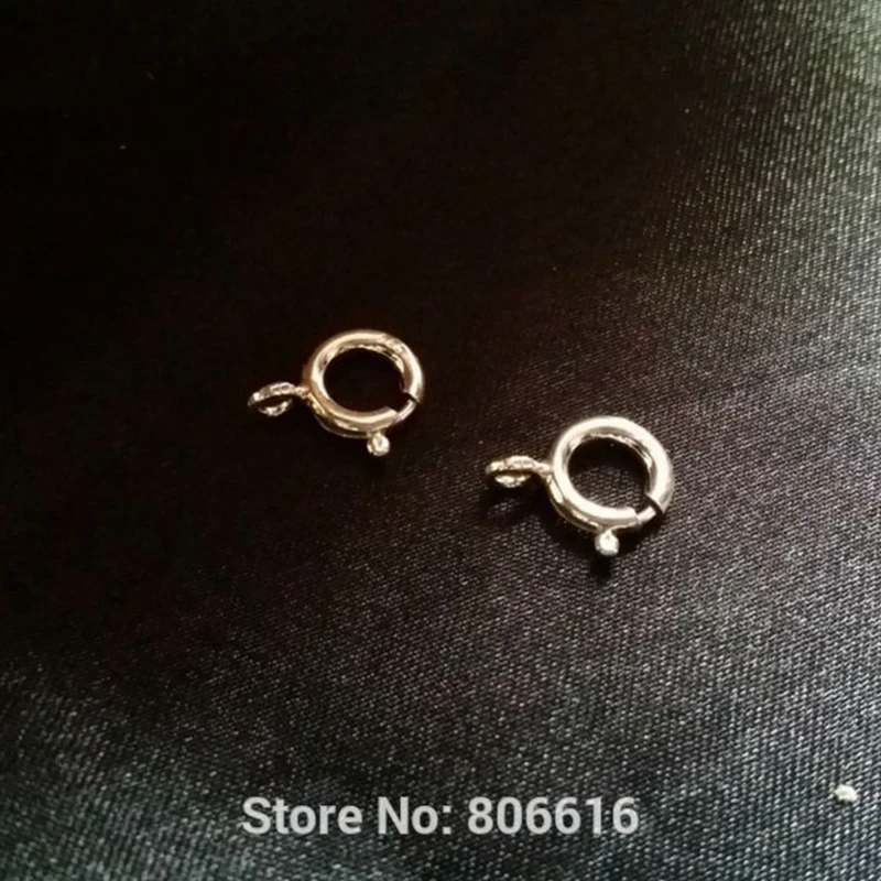 

" Fake One Penalty Ten " 8*12mm 10Pcs S925 Sterling Silver Clasps & Hooks Jewelry Findings