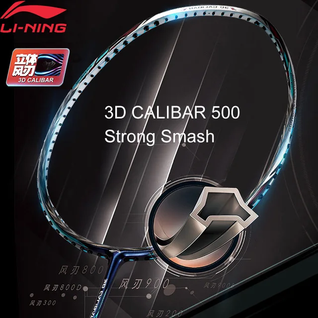 

Li-Ning 3D CALIBAR 500 Badminton Racket Strength Type Single Sport Racket No String AYPM388