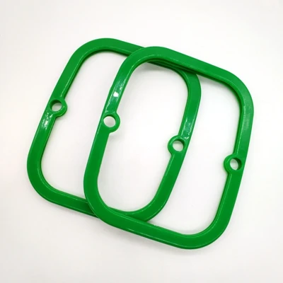 Линия коньки дрейф доска боковую крышку многоцветные силикагель 14*13,5 см - Цвет: deep green