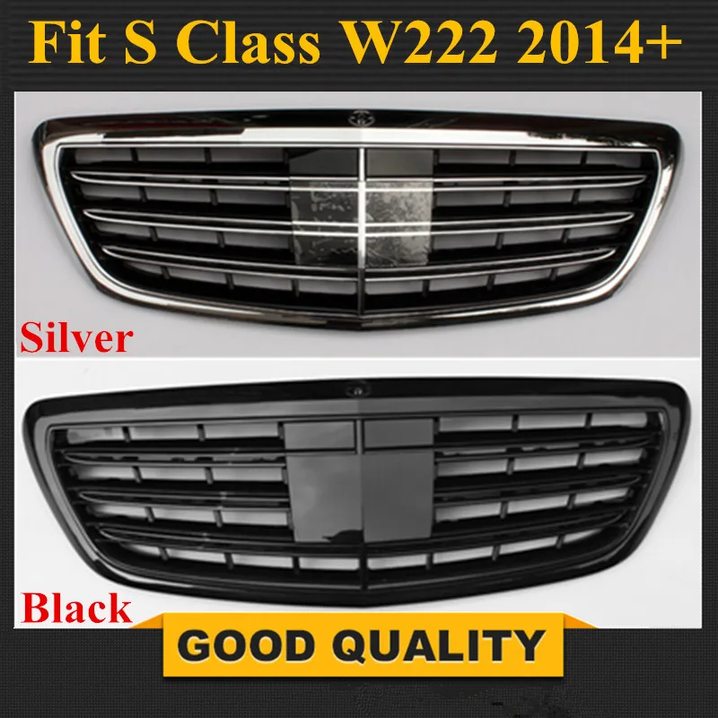 Replacement Accessories S65 Auto Front Bumper Mesh Grille Part Fit for Mercedes Benz S Class W222 2014-2016 S600 S320 S350 S500 |