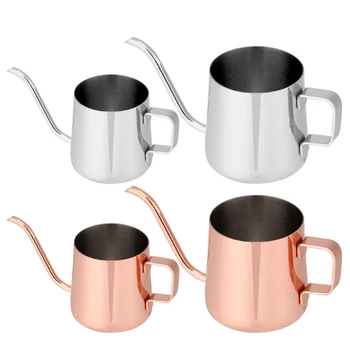 

250ml/350ml Stainless Steel Drip Espresso Coffee Dripper Pot Long Gooseneck Spout Pour Over Kettle Cup Tea Tool For Cafetera