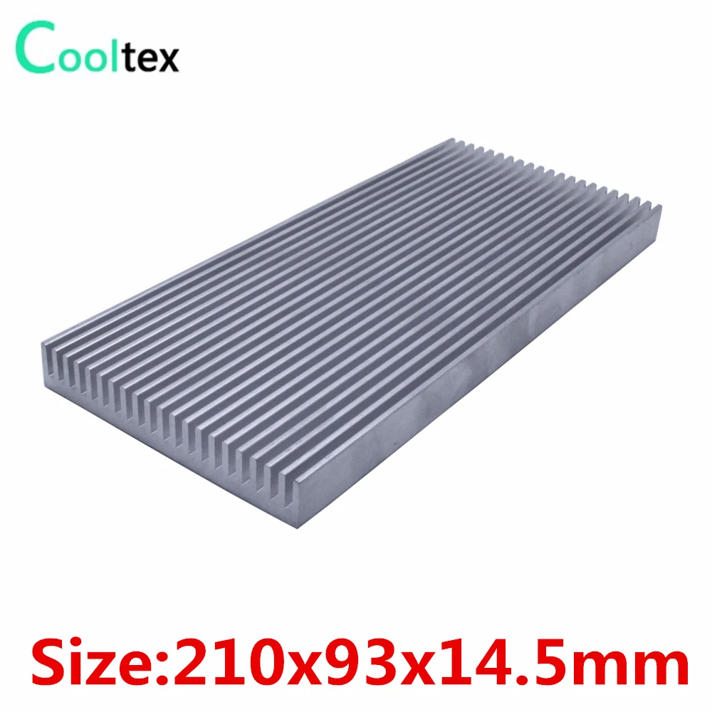 

Алюминиевый радиатор COOLTEX 210x93x14, 5 мм, для самостоятельной сборки