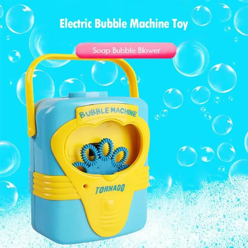 

Automatic Electric Bubble Machine Liquid Summer Toy Handheld Soap Blow Bubbles Blower Maker Bubble-blowing Toys