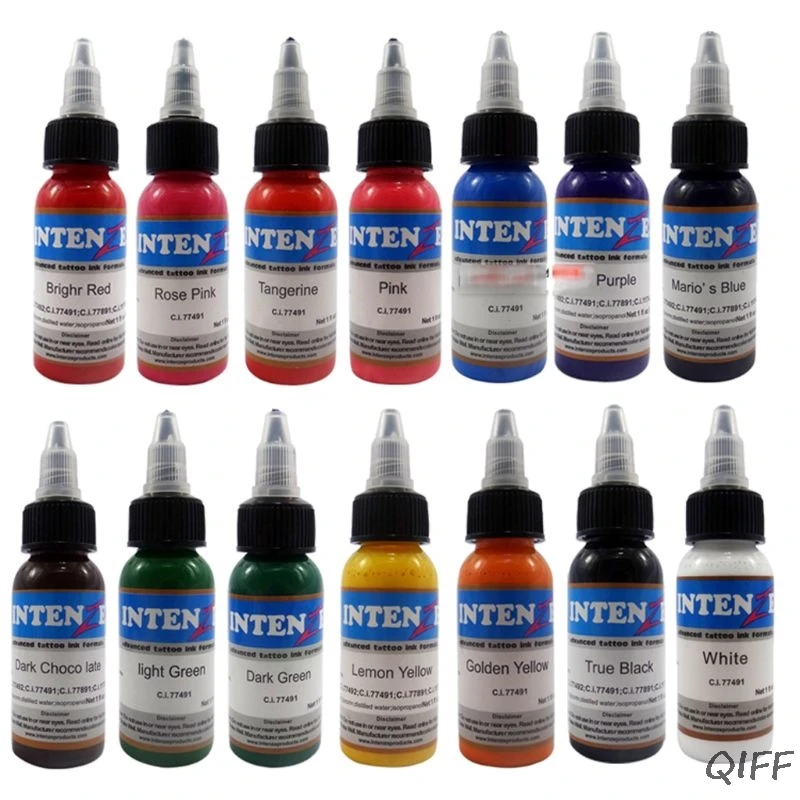 

Tattoo Inks 14 Colors 30ml/bottle Tatto Pigment Inks Set For Body Tattoo Art Kit