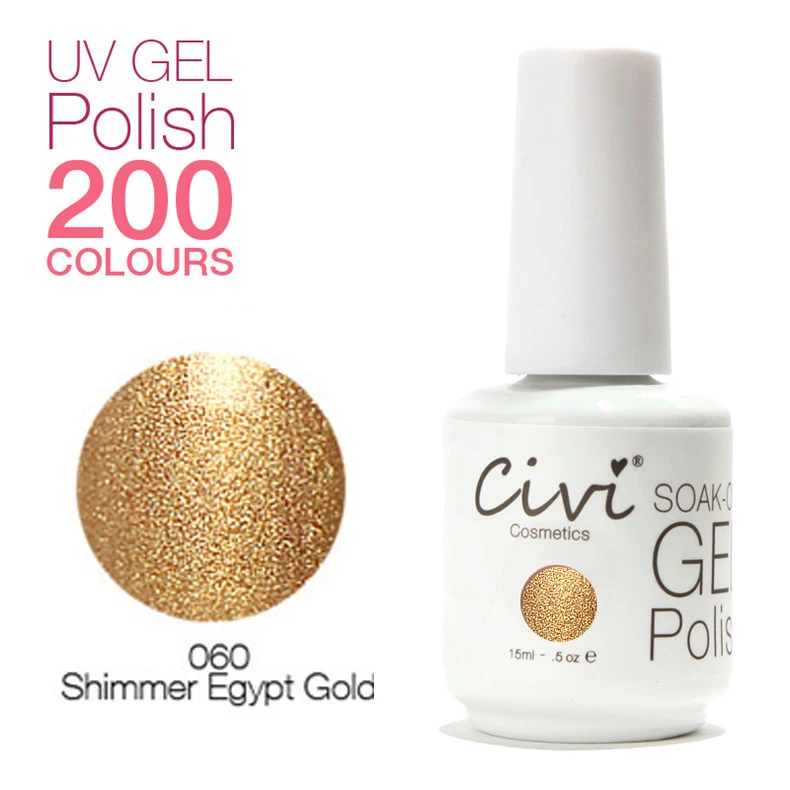 6x Lot Civi 15ml Top Base Coat 060 Shimmer Egypt Gold Uv Gel Nail 6x Lot Civi 15ml Top Base Coat 060 Shimmer Egypt Gold Uv Gel Nail