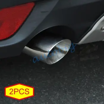 

Accessories Stainless Chrome Tail Exhaust Tip Pipes Muffler For Mazda 6 GJ CX5