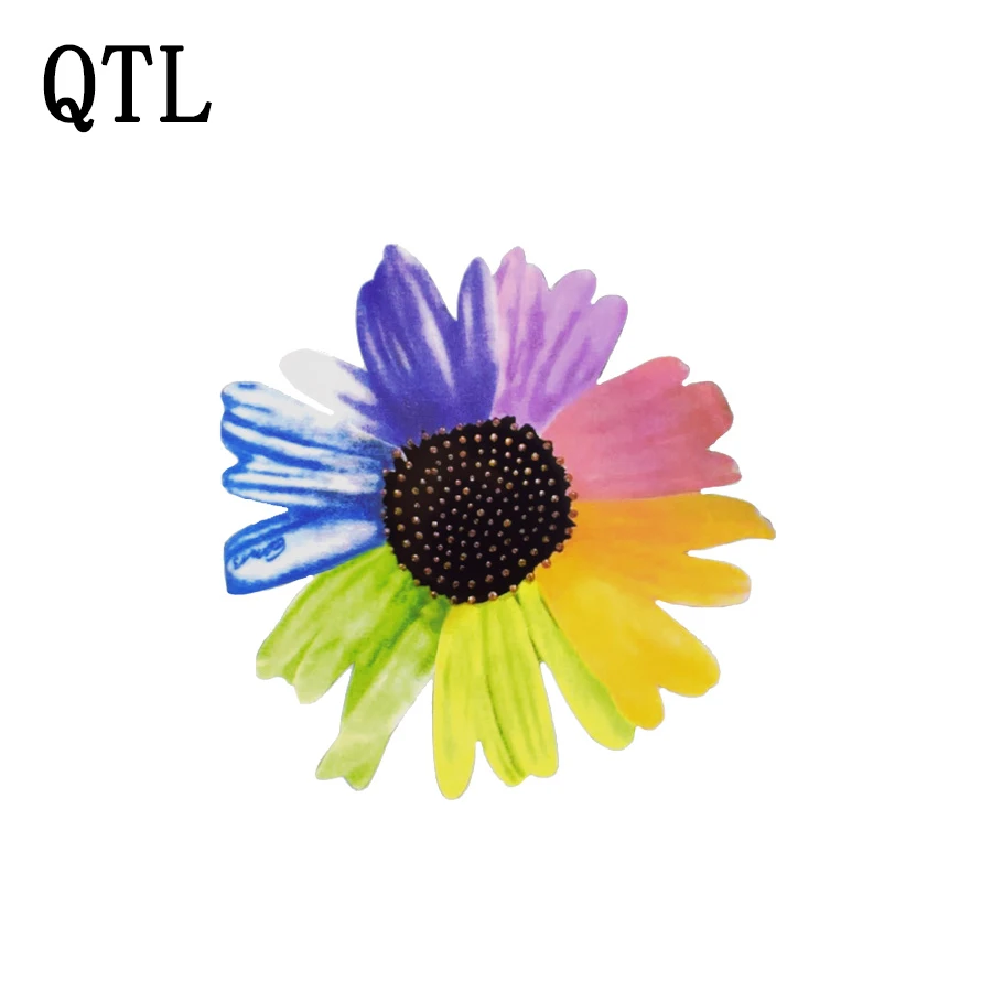 

1PCS Color Flower Thermal Heat Transfer Patch for Tshirt Iron on Transfers Patch for Cloth Fashion Decoration Accessory Sticker