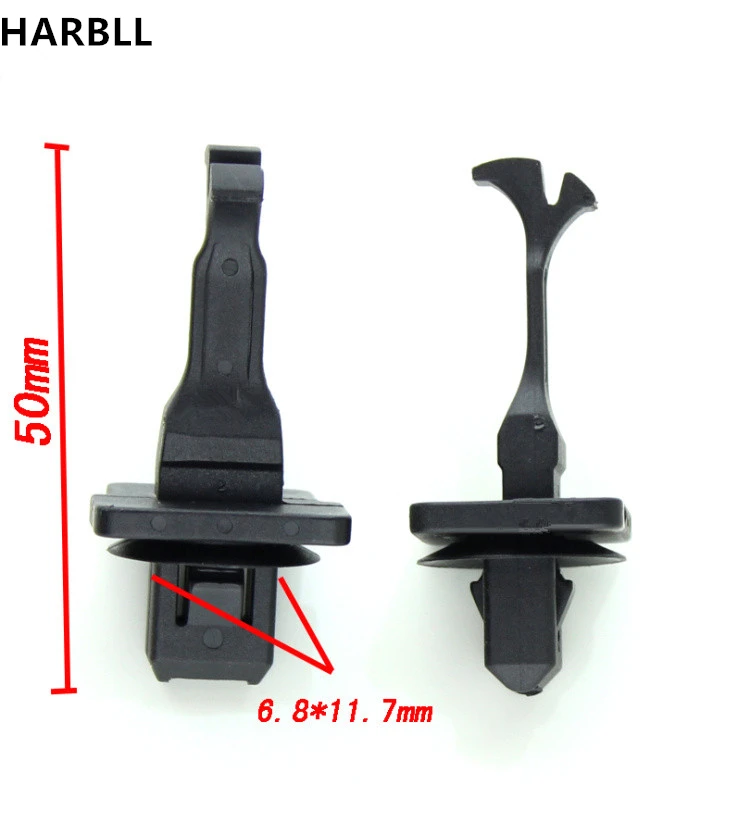

HARBLL 6PCS For Nissan New Tiida Trail Car A-pillar trim plastic fasteners suitable for fixed snap