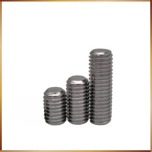 

100Pcs DIN913 M3*3mm 304 Stainless Steel Metric Thread Grub Screws Flat Point Hexagon Socket Set Screws Headless M3x3 mm