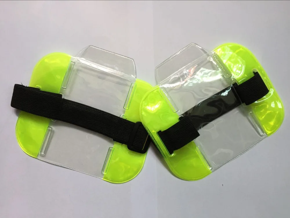 

New Arrival 3pcs Adjustable Arm Band ID Badge Holder Photo Armband Credit Card Case Badge Holder With Elastic Belt