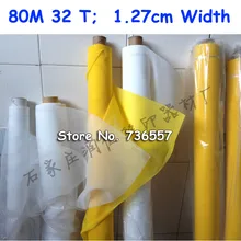 1,27 метров ярдов 80 м(32 T) количество шелковой сетки Stenci полиэстер шелкография ширина сетки