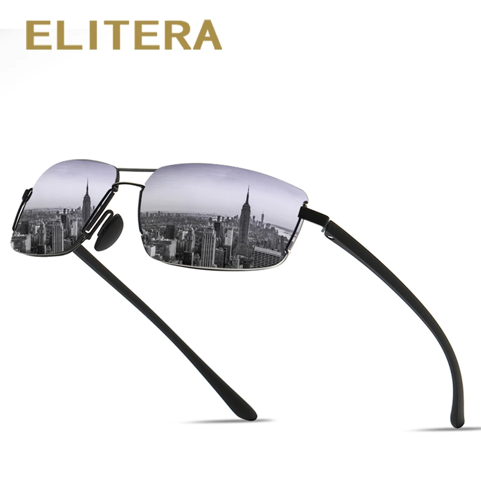 ELITERA фирменный дизайн модные солнцезащитные очки без оправы для мужчин и женщин