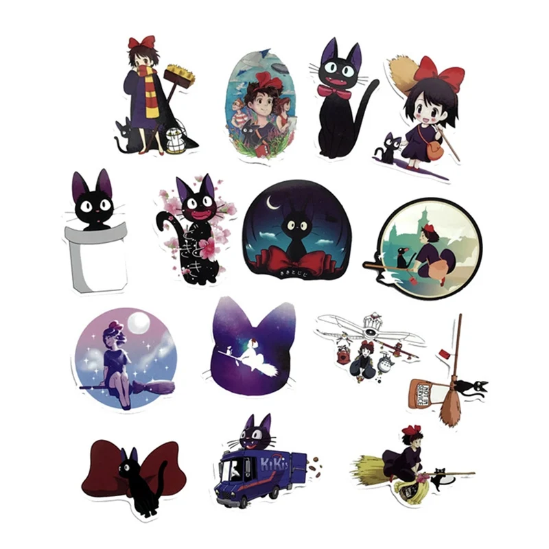 

15Pcs/ Pack Creative Cute Self-made Kiki's Delivery Service Scrapbooking Stickers /Decorative Sticker /DIY Craft Photo Albums