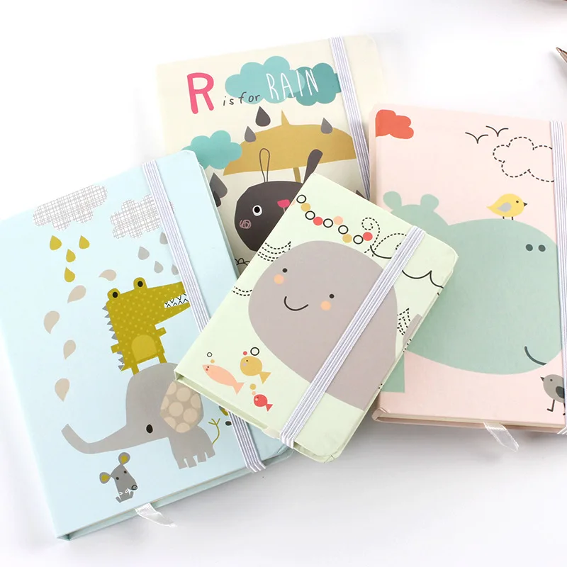 

Hard Cover A5 Creative Cartoon Stationery Notebook Ruled Lined Journal Notebooks Writing Pads